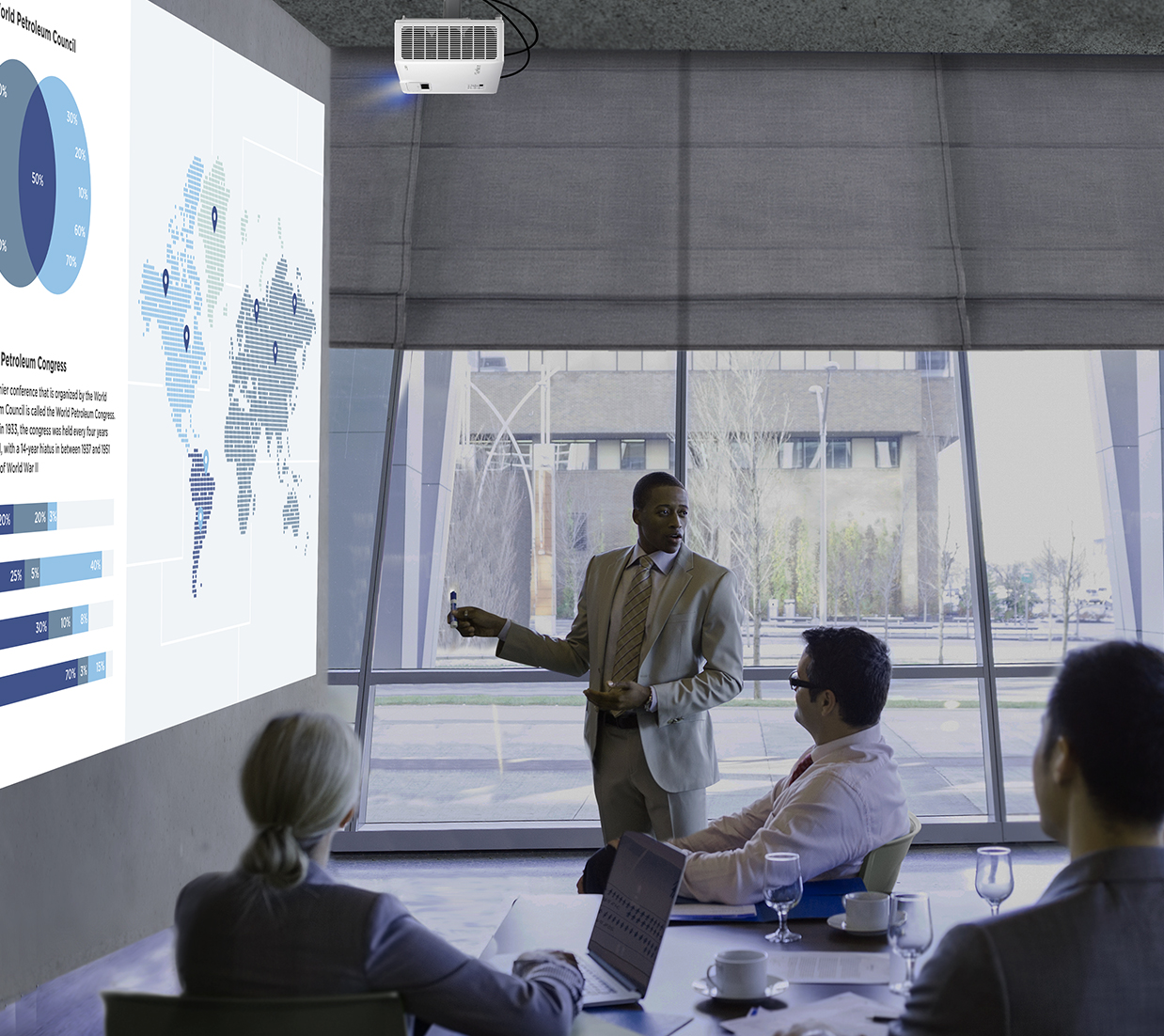 ViewSonic 1080p Short Throw Laser Installation Projector 4,200 ANSI