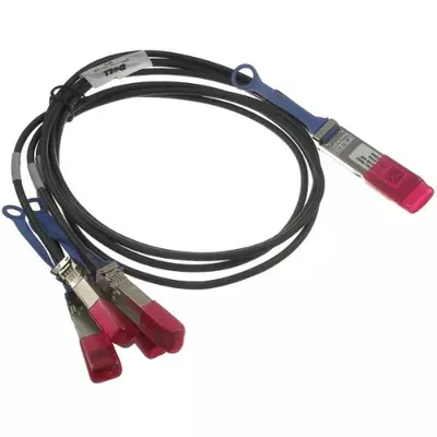 Dell réseau câble, 100GbE QSFP28 à 4xSFP28 Passif Direct Raccordement Breakout câble, 3 Metres