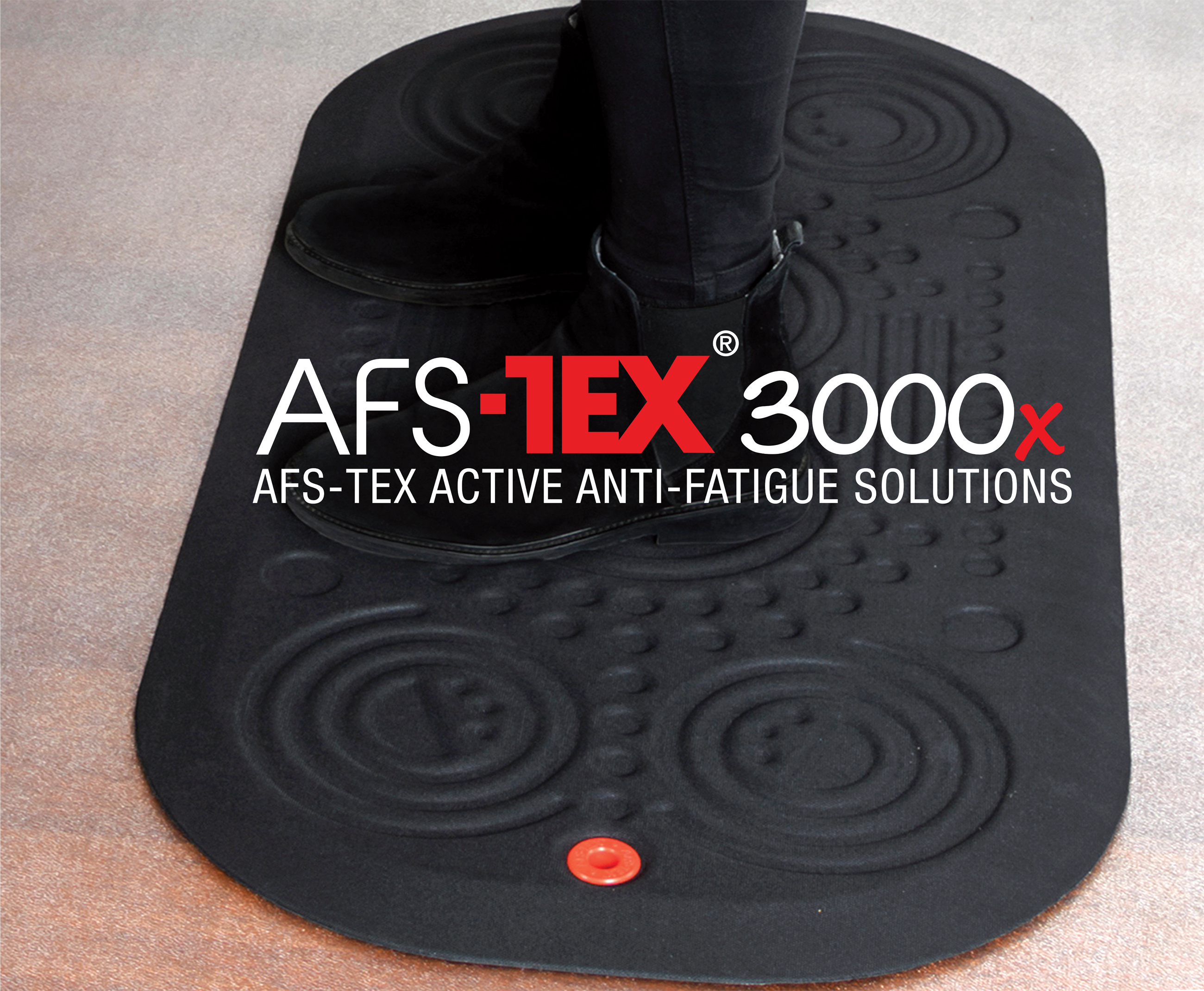 AFS-TEX 3000X Black Active Anti-Fatigue Mat