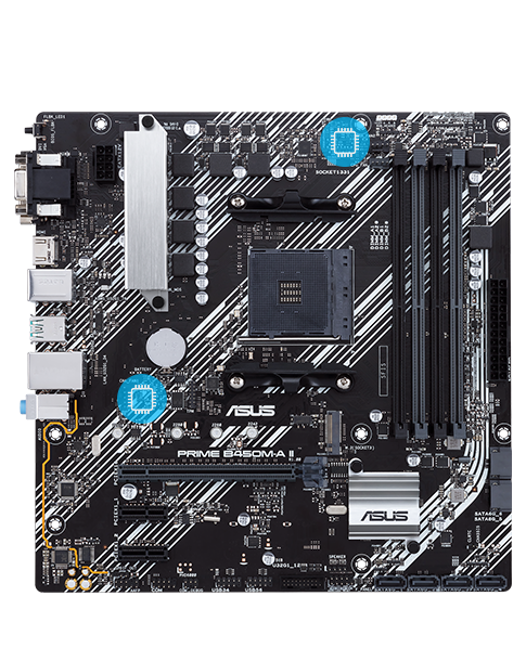 Refurbished: ASUS Prime B450M-A II AMD AM4 (Ryzen 5000, 3rd/2nd