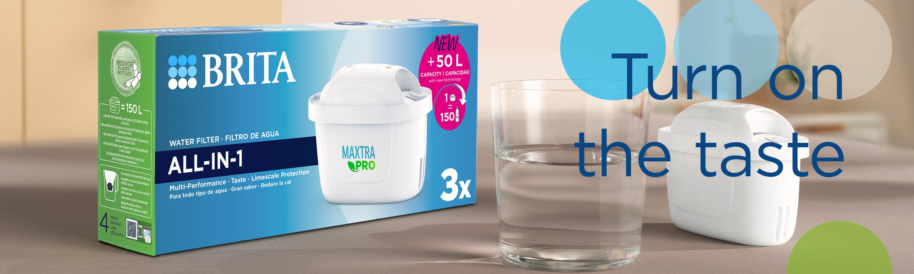 Buy BRITA MAXTRA PRO All-In-1 Water Filter Cartridge – 6 Pack, Water filter  jugs and cartridges