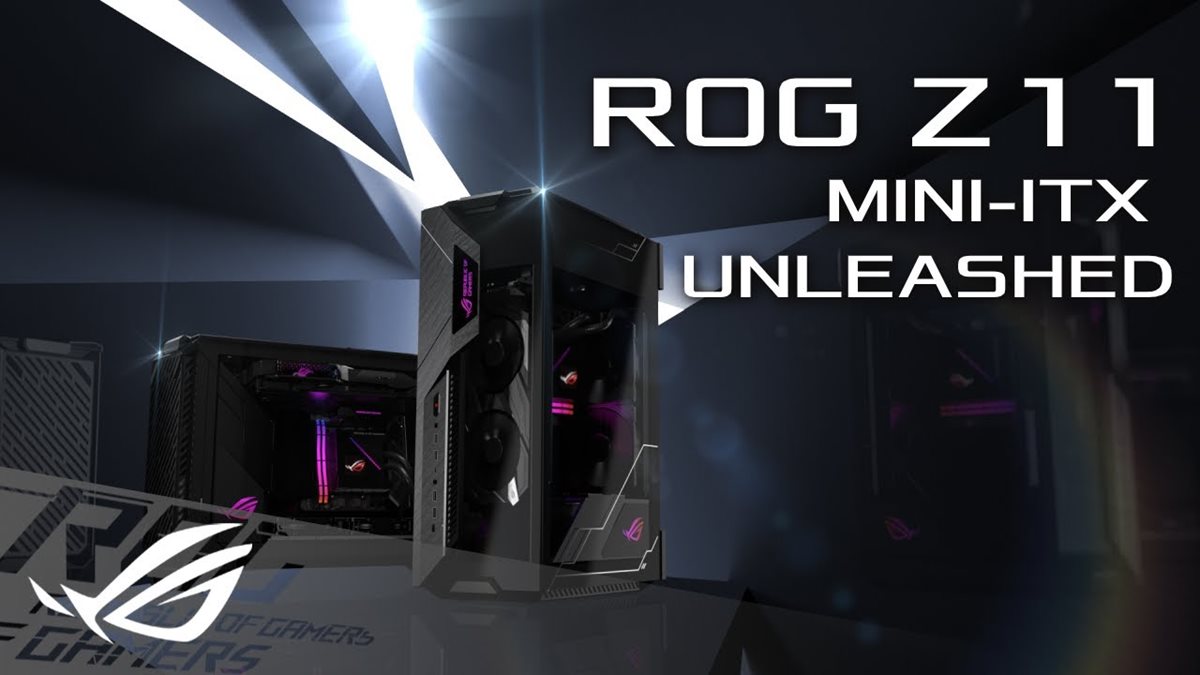 Pick up this slick Asus ROG Z11 Mini ITX case for £99.98