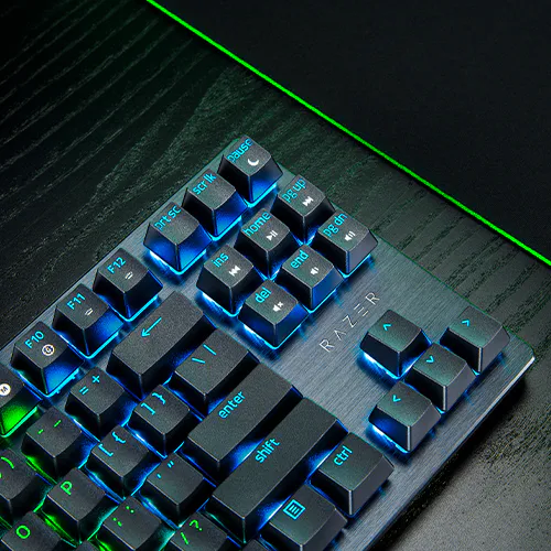 Teclado Razer Huntsman V3 X TKL Mecánico Español Purple RGB