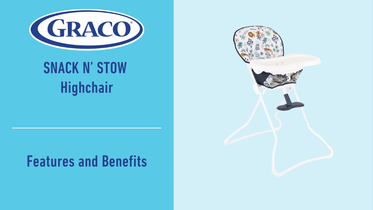 Graco snack and online stow high chair