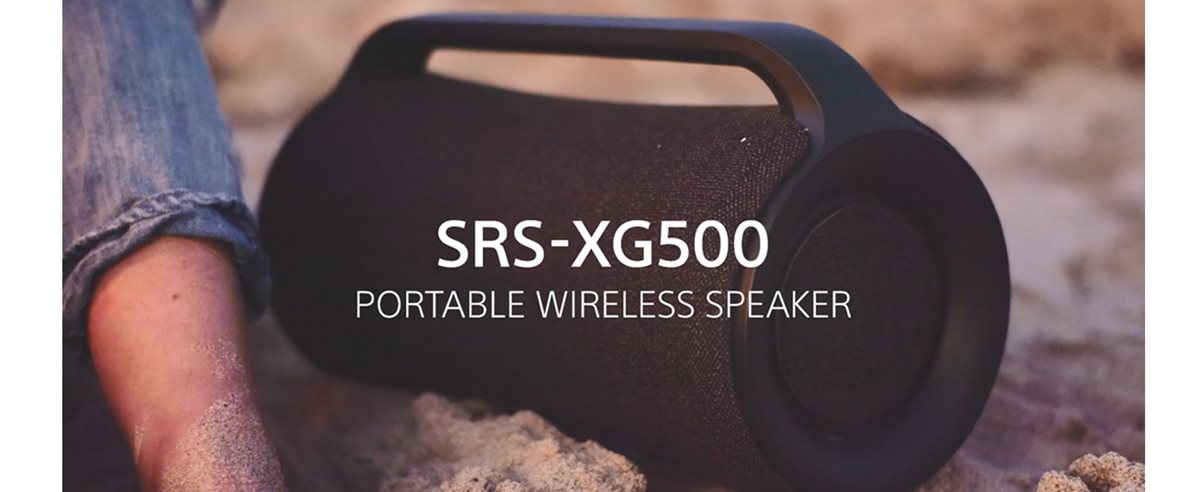 Sony SRSXG500 XG500 Portable Speaker Black Bluetooth 