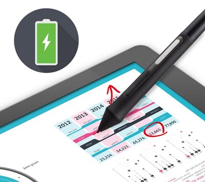 a pen drawing on a tablet screen