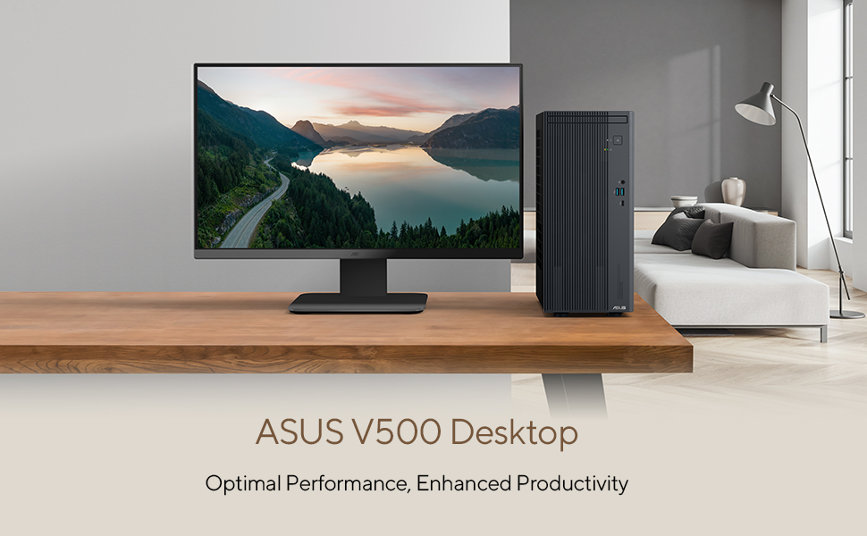 ASUS V500 Desktop Intel Core i5 16GB Memory 1TB SSD Dark Gray