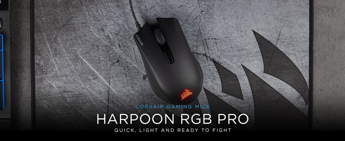 Græder afsnit Til Ni Corsair Harpoon RGB Pro Gaming Mouse - JB Hi-Fi