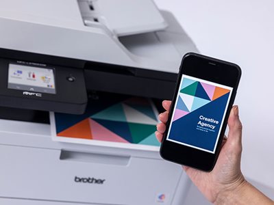Brother MFC-L3760CDW with Brother Mobile Connect app