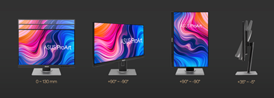 Ergonomisk stand og alsidig design