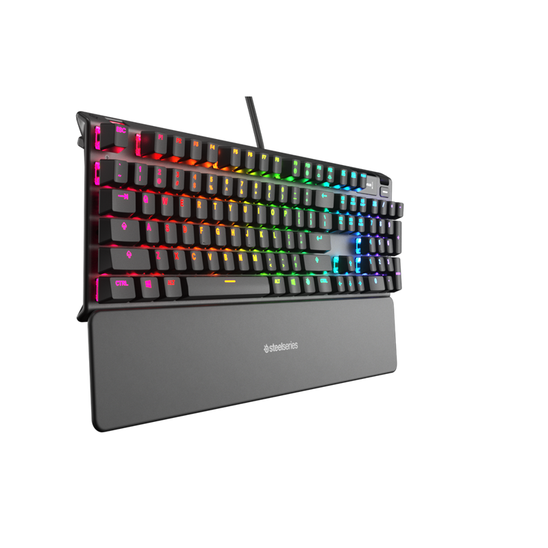 PC/タブレット PC周辺機器 SteelSeries APEX 7 Mechanical Gaming Keyboard QX2 Red Switch - Black