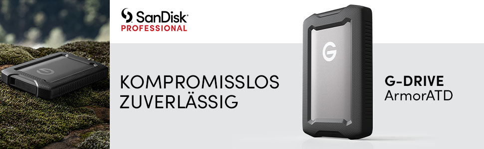 SanDisk® PROFESSIONAL G-DRIVE™ ArmorATD™