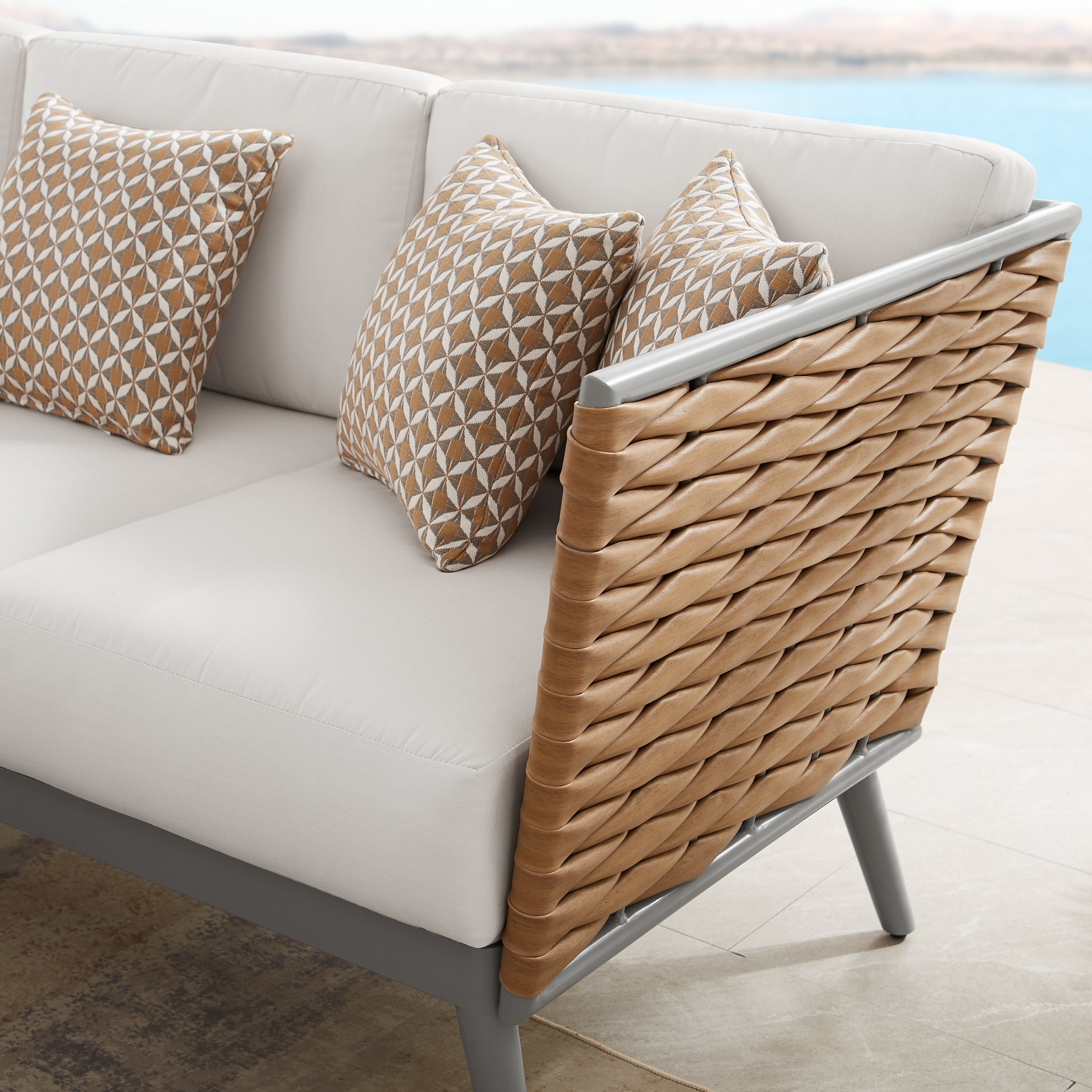 Sirio Adelfi 7-piece Outdoor Patio Modular Seating Set Costco