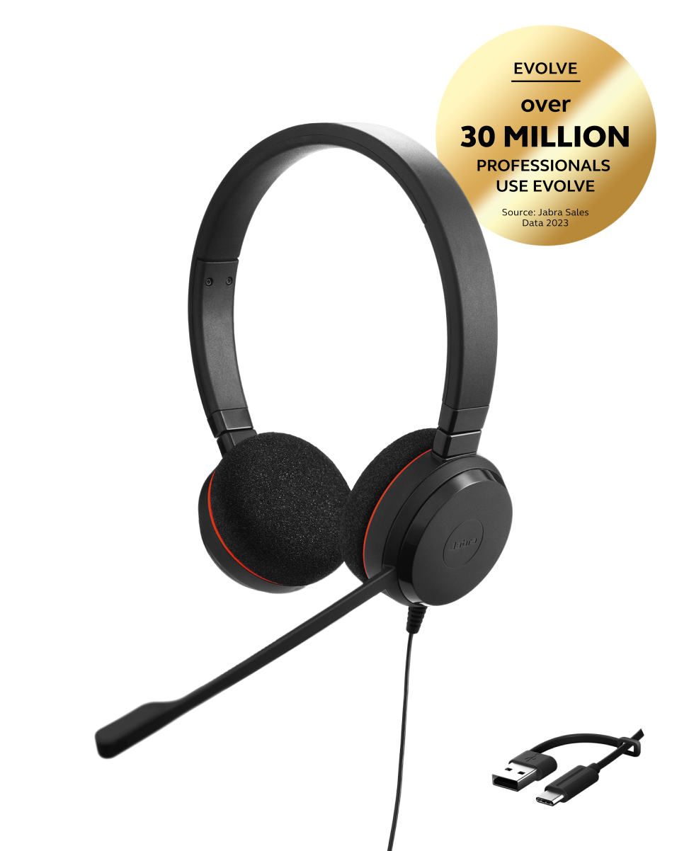 Jabra Evolve 20 UC stereo - headset