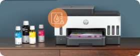 Convenient ink and paper management