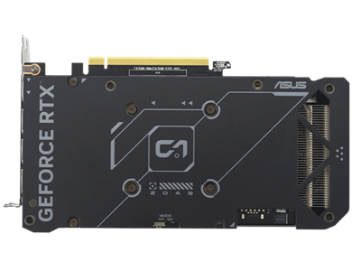 ASUS Dual GeForce RTX 4070 EVO graphics card backplate