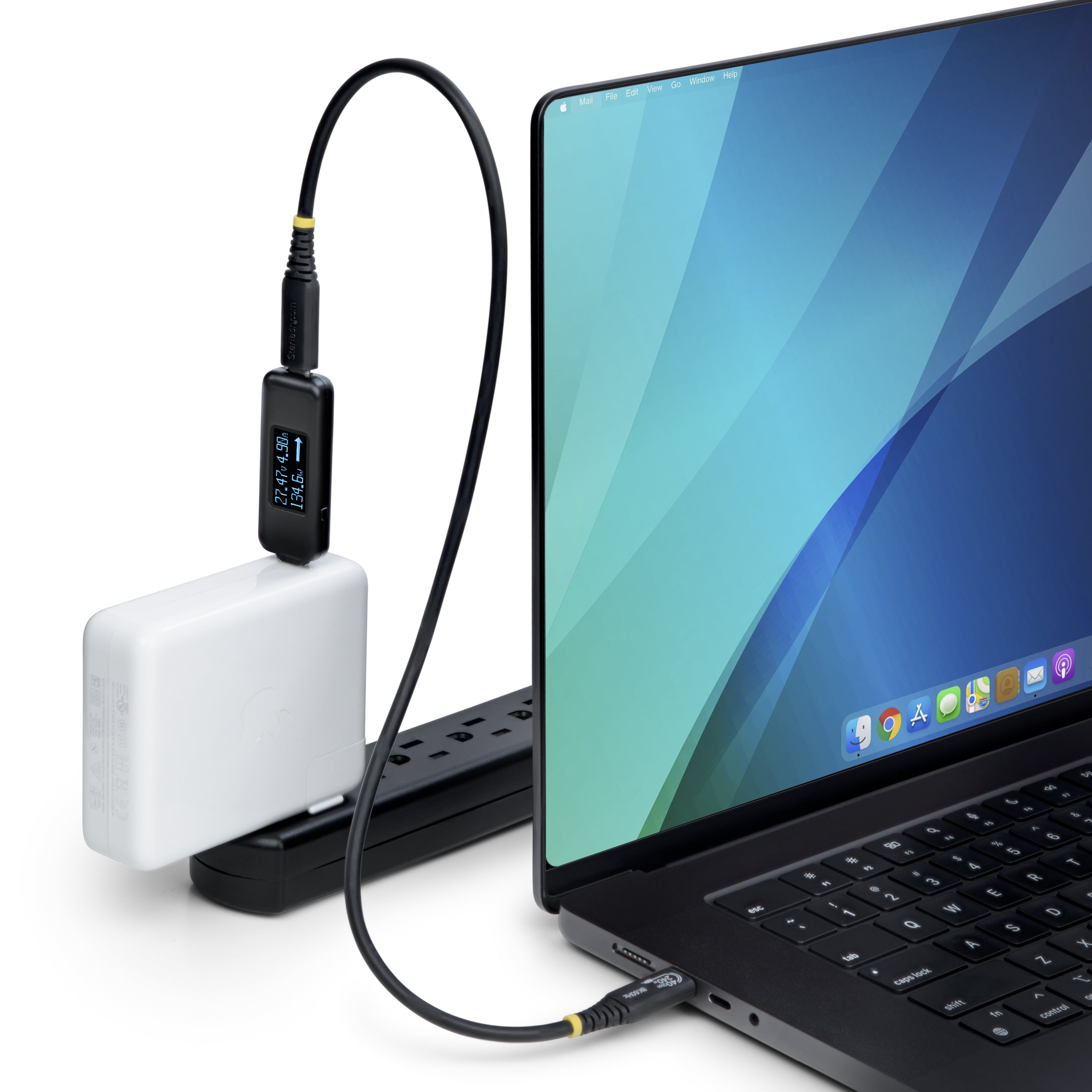 folie 7 von 10, vergrößern, usb-c stromtester/kabeltester, 240w bidirektional multimeter