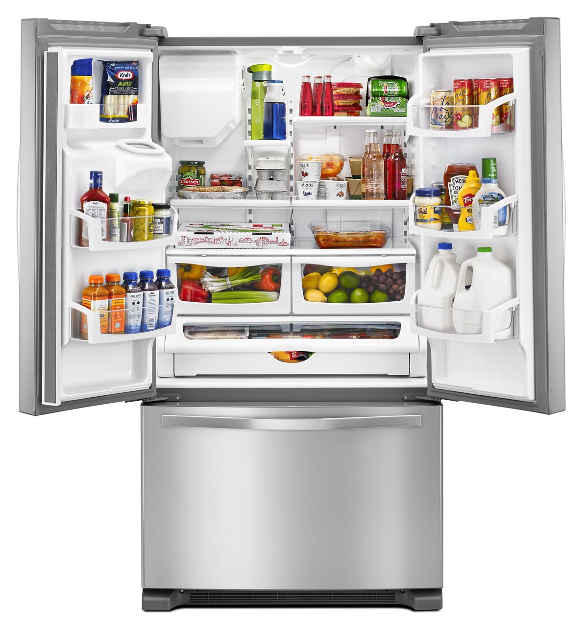 whirlpool french door refrigerator freezer