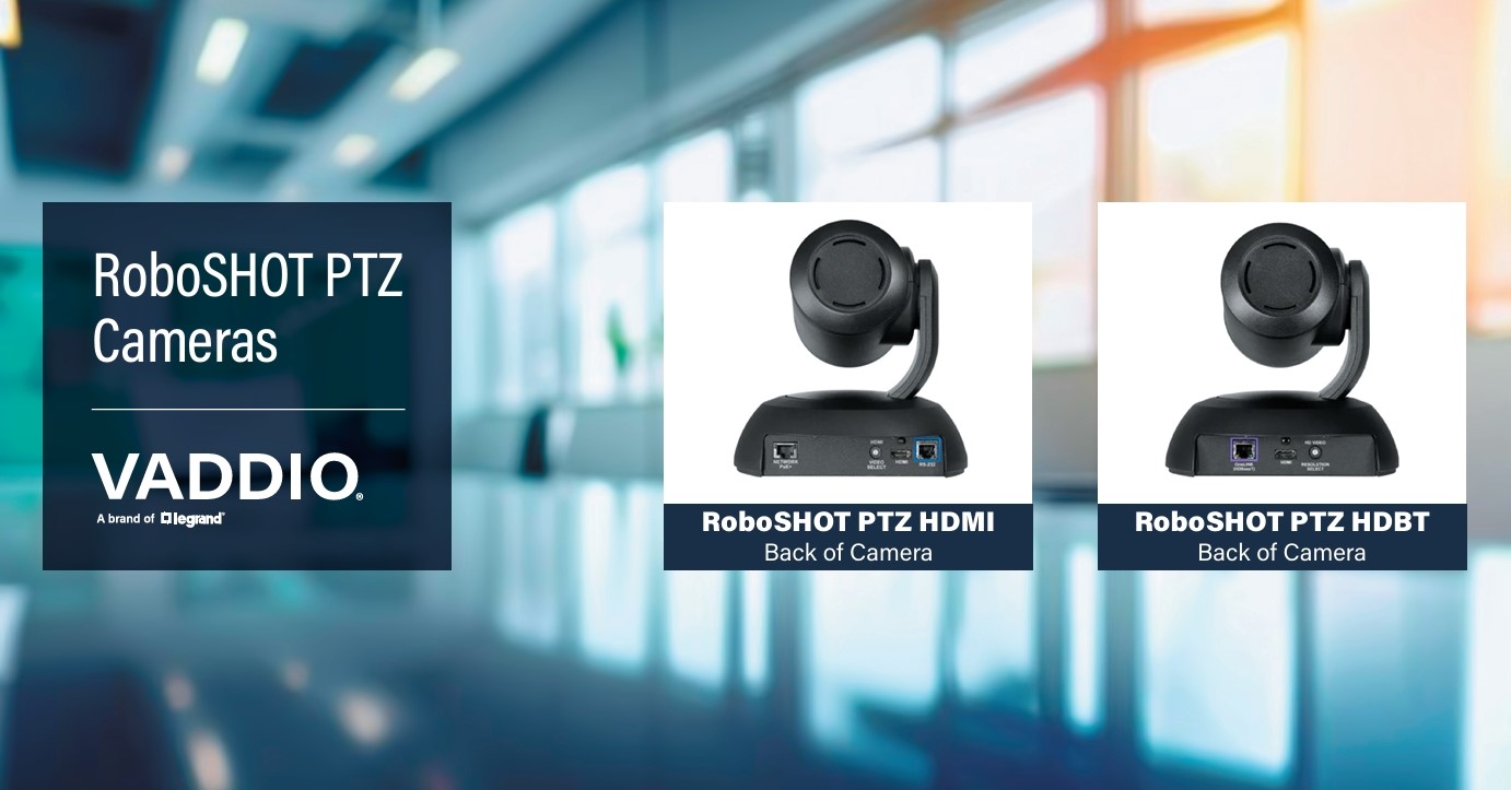 Vaddio RoboSHOT 40 UHD OneLINK Video Conferencing HDMI Bridge System ...