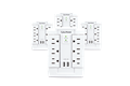 slide 1 of 9, zoom in, cyberpower mp1028wwr1 surge protector - 4 pack