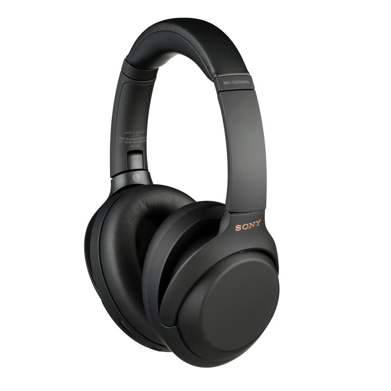Sony WH-1000XM4 Wireless Over-Ear Headphones Black Active Noise