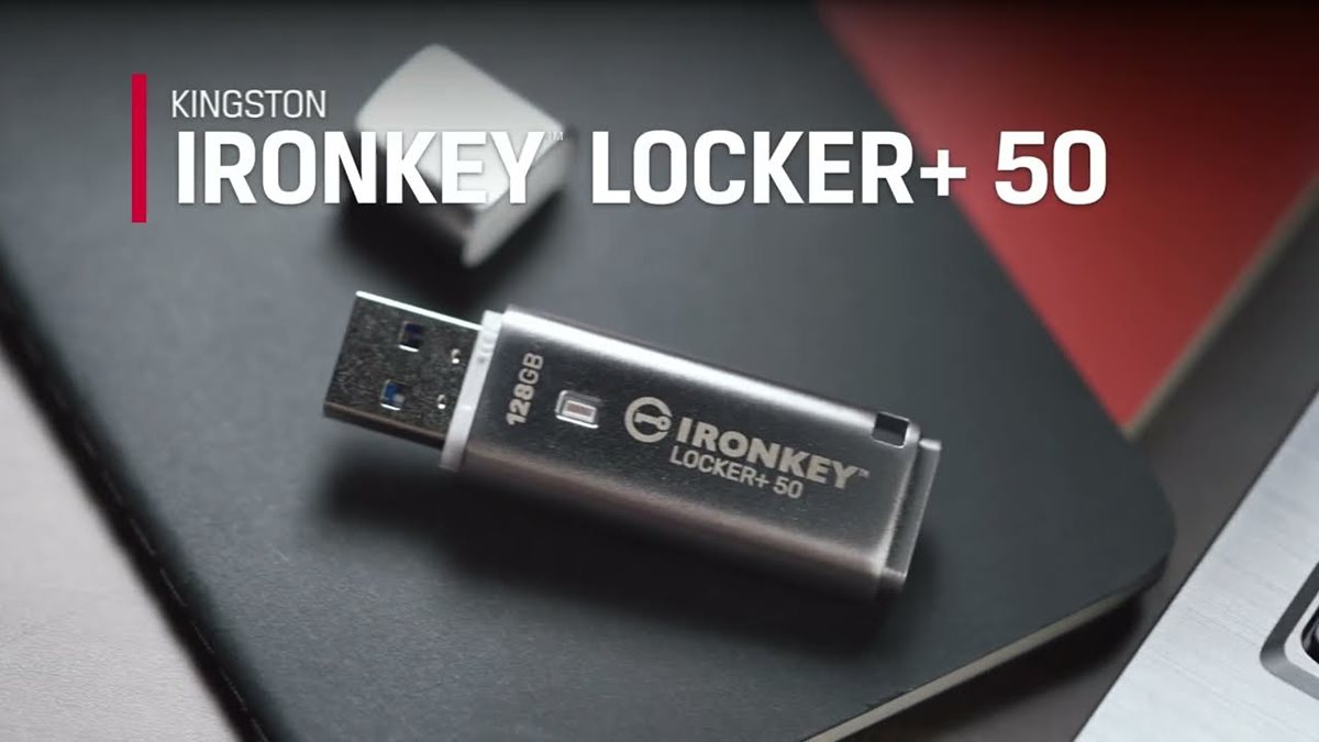 Pendrive Kingston IronKey Locker+ 50 de 32 GB 