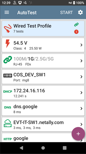 Ping/TCP Test – Verify connectivity to on or off-network devices, ensure TCP port availability