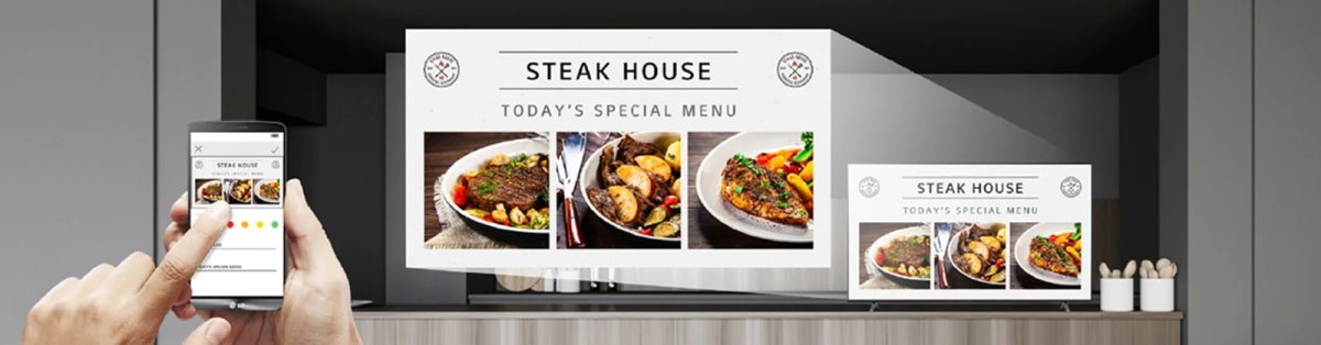 50” UR640S Series UHD Signage TV Promota