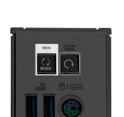 CLEAR CMOS& BIOS FLASHBACK™