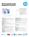 HP 23.8 inch All-in-One Desktop PC 24-cb1224 Datasheet
