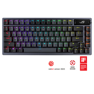 ASUS ROG Azoth 75 Wireless DIY Custom Gaming Keyboard, OLED
