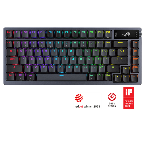 ASUS ROG Azoth 75 Wireless DIY Custom Gaming Keyboard, OLED