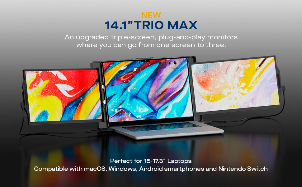 【新品未使用】 Mobile Pixels TRIO MAX 14” フルHD Amazon.com: Mobile Pixels Trio Max Portable Monitor, 14