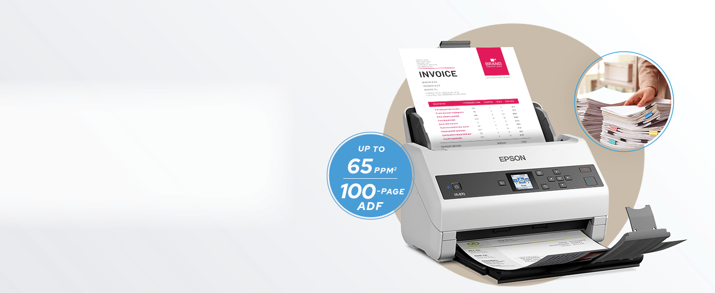DS-870 Color Duplex Workgroup Document Scanner, TAA-Compliant