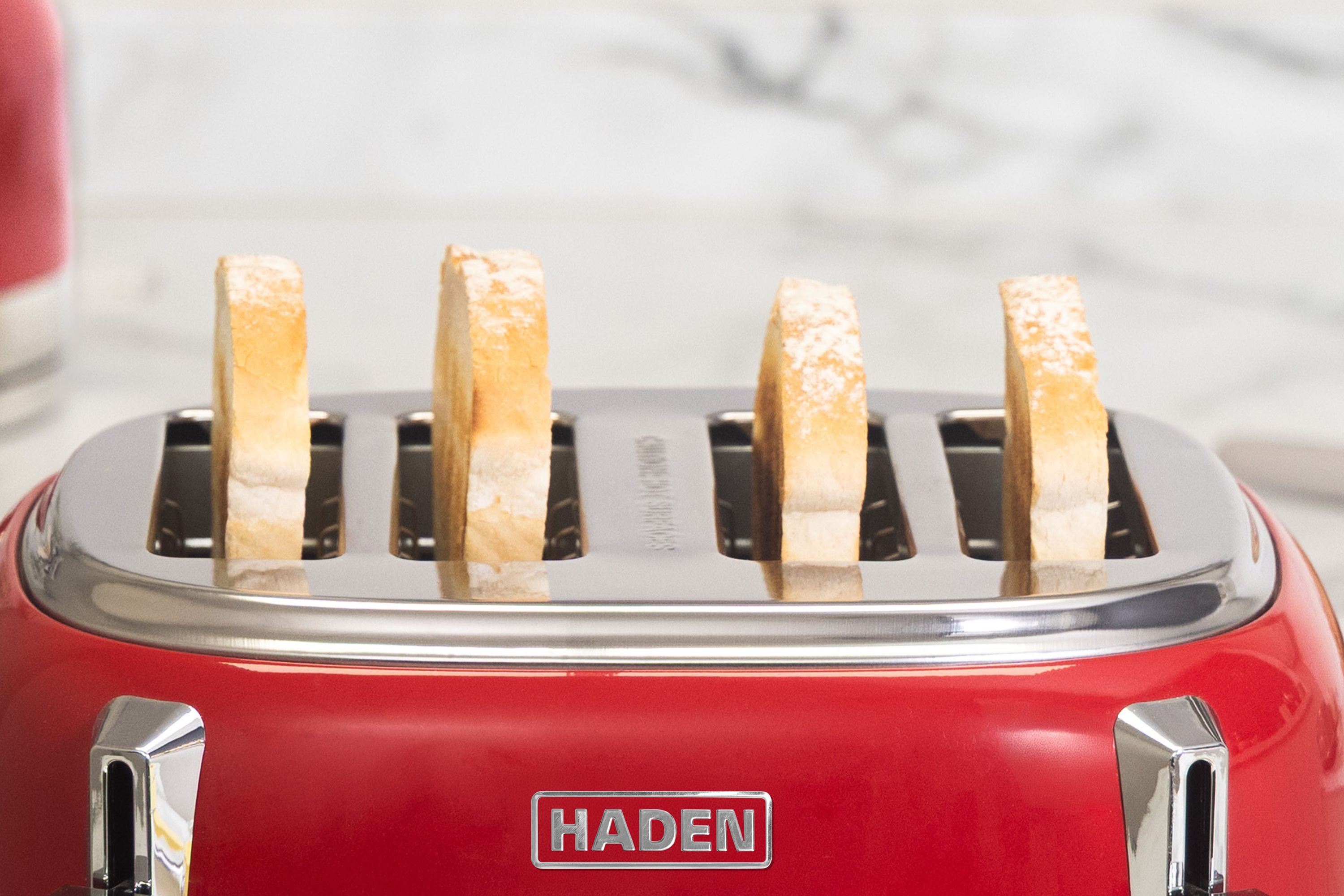 Red 4 Slice Toaster Uk