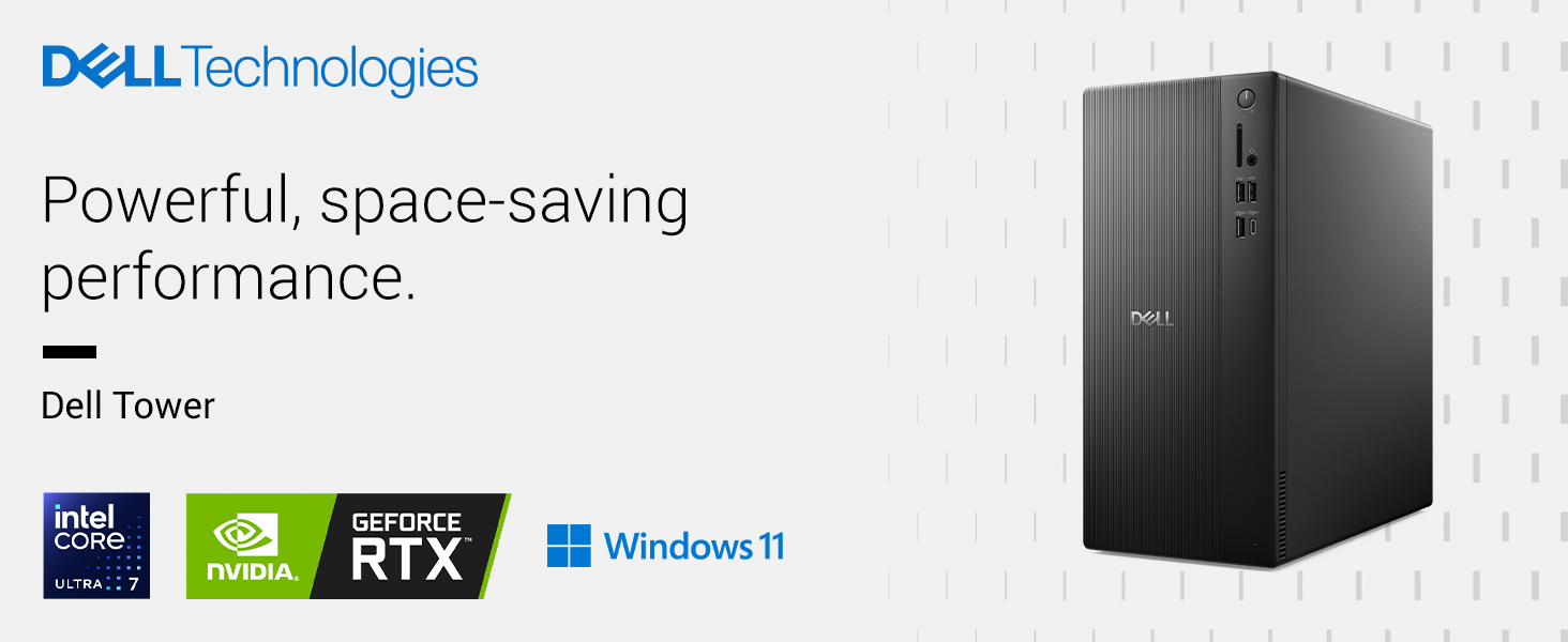 Dell Tower Desktop - Intel Core Ultra 7 265F - NVIDIA