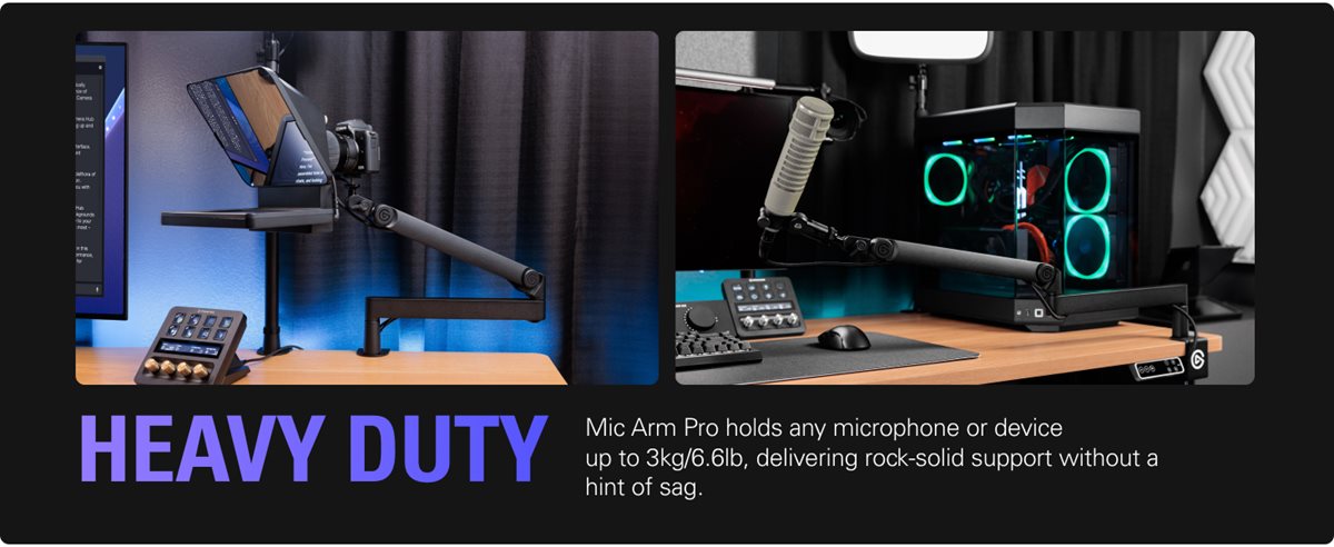WAVE MIC ARM PRO - Black