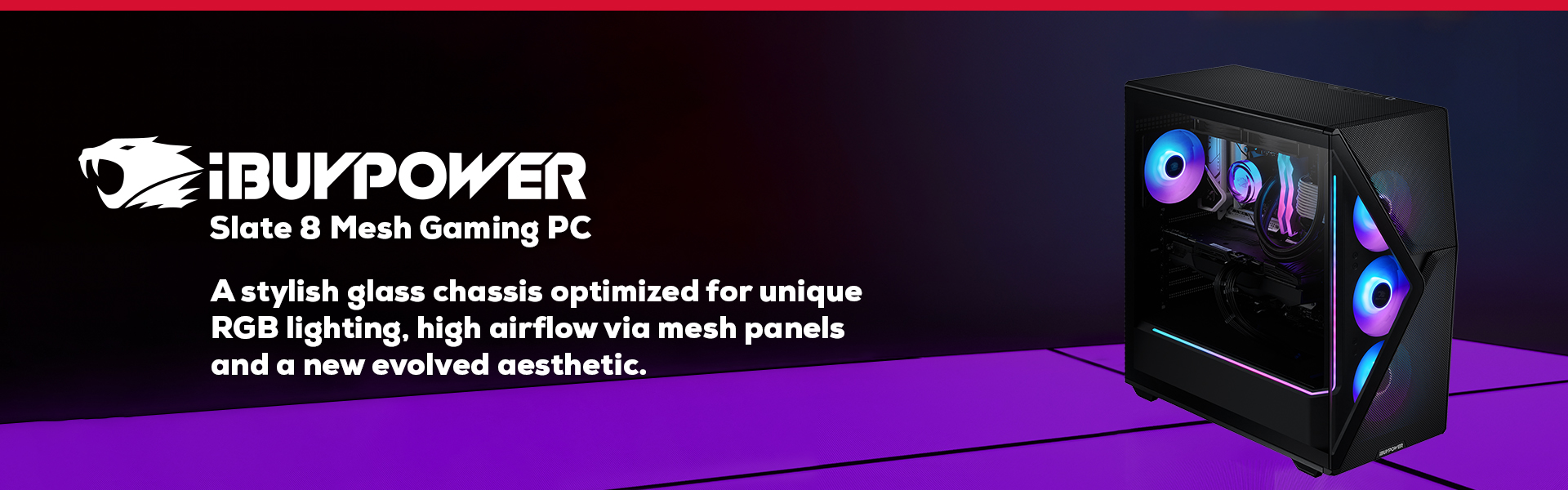 iBUYPOWER Slate 8 MESH Gaming PC Desktop - Intel Core Ultra 9 285