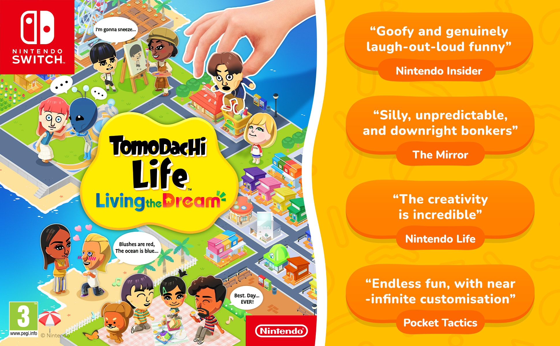 Buy Tomodachi Life: Living the Dream Nintendo Switch Game