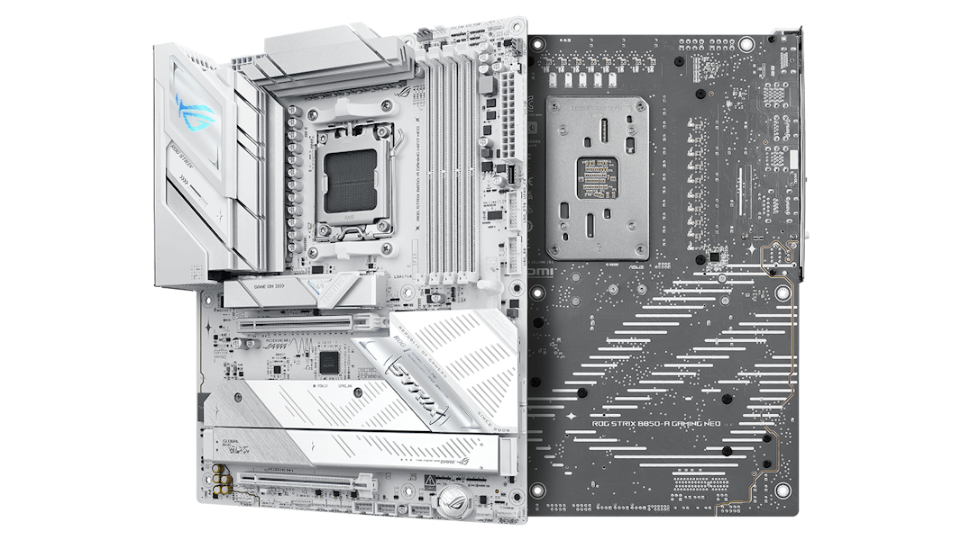 ROG STRIX B850-A GAMING WIFI7 Neo Vorder- und Rückseite