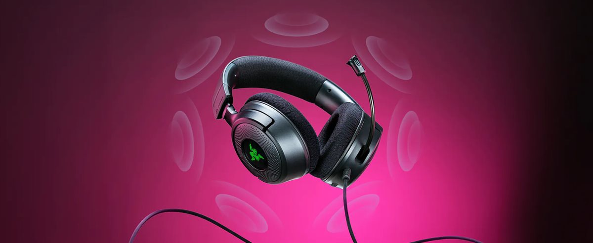 Razer Kraken V4 X Wired Over the Ear Gaming Headset for PC, Mac