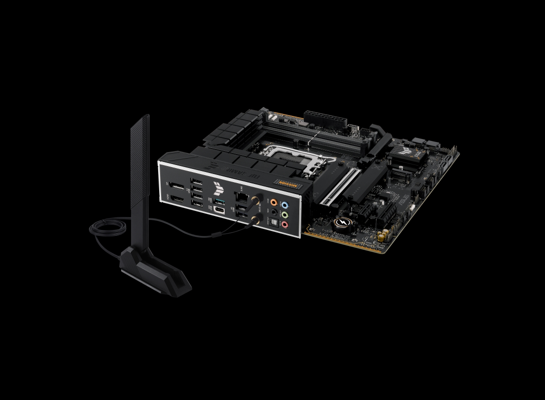 Folie {0} von {1}, Vergrößern, TUF GAMING B760M-PLUS WIFI II with WiFi antenna