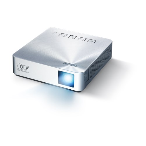 Asus S1 Silver Portable LED Projector, 854 x 480, 1000:1, 200 ANSI