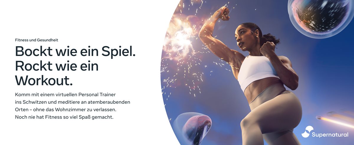 Bockt wie ein Spiel. Rockt wie ein Workout.