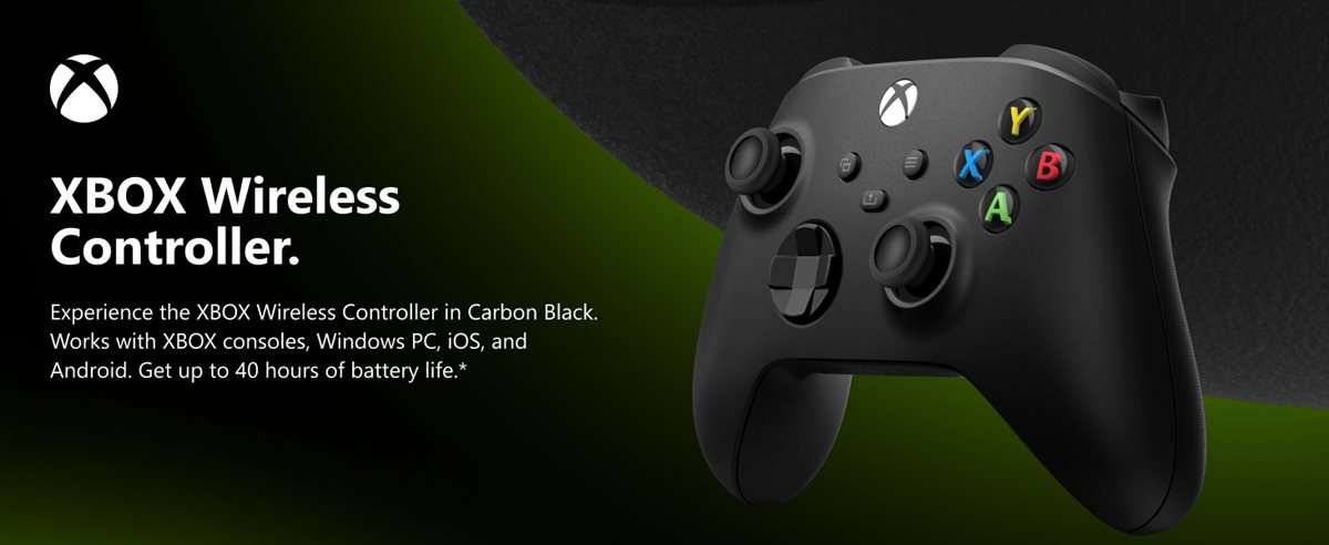 Xbox Wireless Controller Carbon Black
