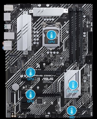 Used - Very Good: ASUS PRIME Z590-V LGA 1200 ATX Intel Motherboard