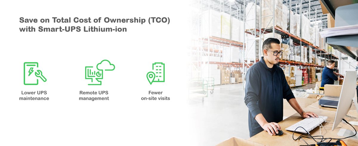 Male employee in a warehouse