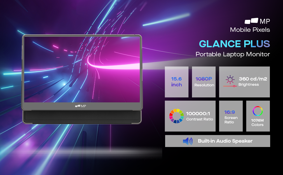 Glance 16‘’ Portable Monitor