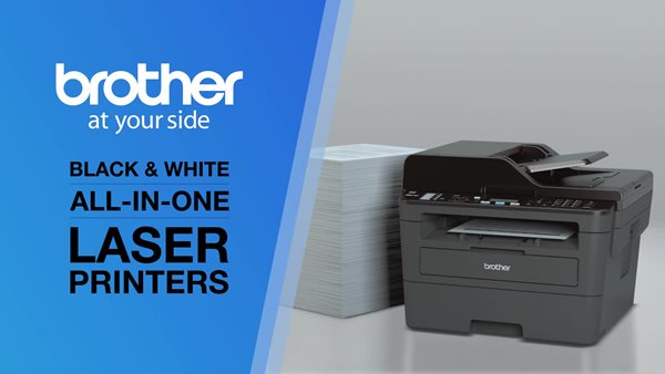 Brother MFC-L2710DW Monochrome Laser All-in-One Printer, Duplex Printing, Wireless Connectivity - image 2 of 10