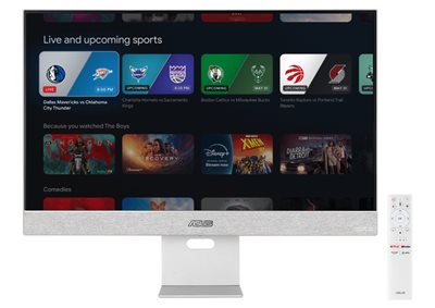 Interface shows the the Google TV Sports feature